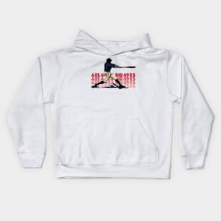 Retro Atlanta Braves Slugger Kids Hoodie